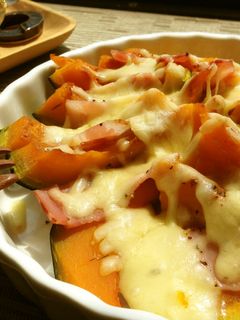 かぼちゃ&ベーコン✿とろ~りチーズ焼き-レシピのメイン写真