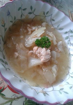 鮭のあらのスープ-レシピのメイン写真