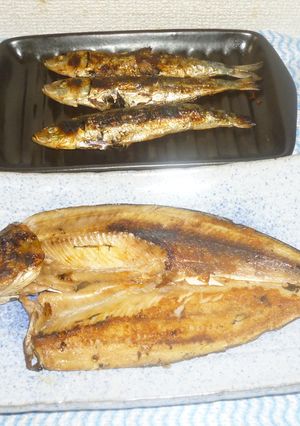 パパの焼きホッケとめざし-レシピのメイン写真
