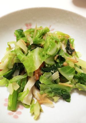 キャベツのなめたけ和え-レシピのメイン写真