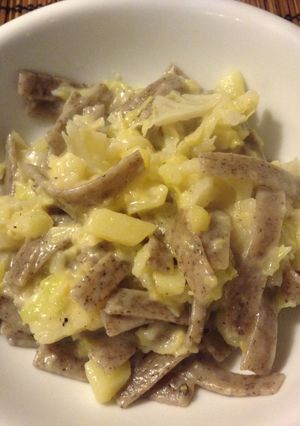 北伊伝統料理キャベツとジャガイモのパスタ-レシピのメイン写真