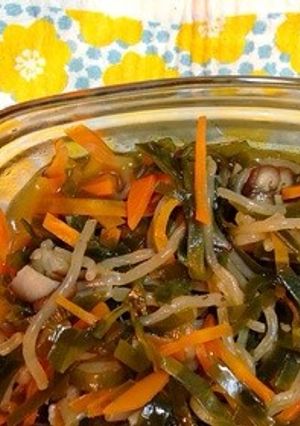 家庭の味♥︎常備菜に！ひき昆布の煮物-レシピのメイン写真