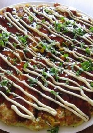 海外で大絶賛！ズッキーニでお好み焼き-レシピのメイン写真