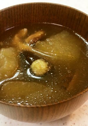 実家の夏の定番。冬瓜の汁物-レシピのメイン写真