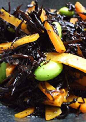 たっぷり食べたい枝豆入りひじきの煮物-レシピのメイン写真