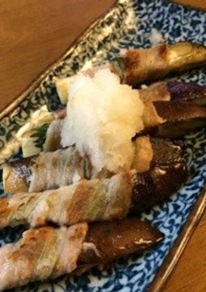 さっぱり☆豚バラ茄子巻き☆-レシピのメイン写真