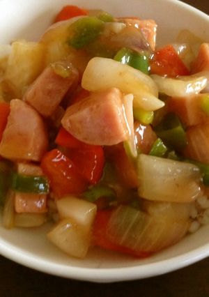 簡単♪美味しい♪スパムのコロコロ丼-レシピのメイン写真