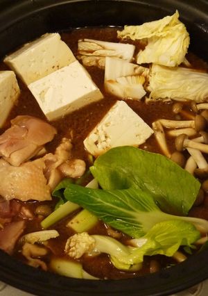 名古屋の焼き鳥屋さんの味★鶏味噌鍋-レシピのメイン写真