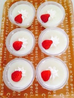 アガーで作る☆練乳ミルクゼリー-レシピのメイン写真