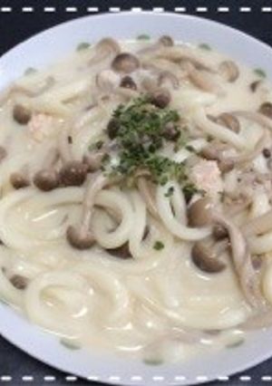 簡単！豆乳明太子うどん-レシピのメイン写真