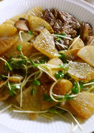 フォアグラと大根のお惣菜風-レシピのメイン写真