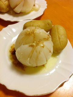 +1品 丸ごと新玉葱のバター醤油-レシピのメイン写真