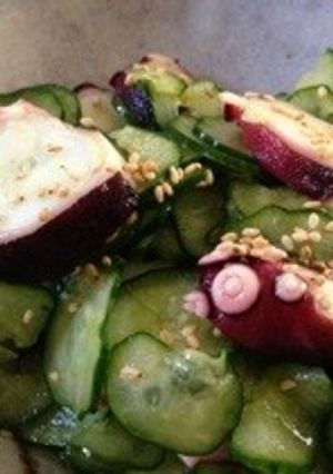 たこの酢の物♡-レシピのメイン写真