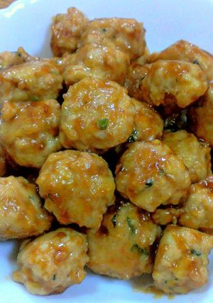 大好きな焼き鳥屋さんの甘辛つくね★-レシピのメイン写真