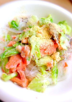 春雨のなんちゃってパスタ-レシピのメイン写真