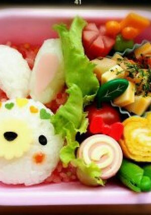 キャラ弁★☆簡単 うさぎチャン-レシピのメイン写真