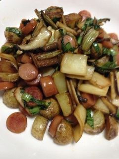 簡単!エリンギとウインナーのコンソメ炒め-レシピのメイン写真