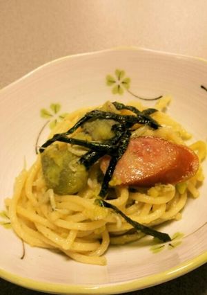 そらまめの和風パスタ-レシピのメイン写真