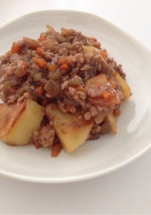 なす入り！おぼろ餡肉じゃが-レシピのメイン写真