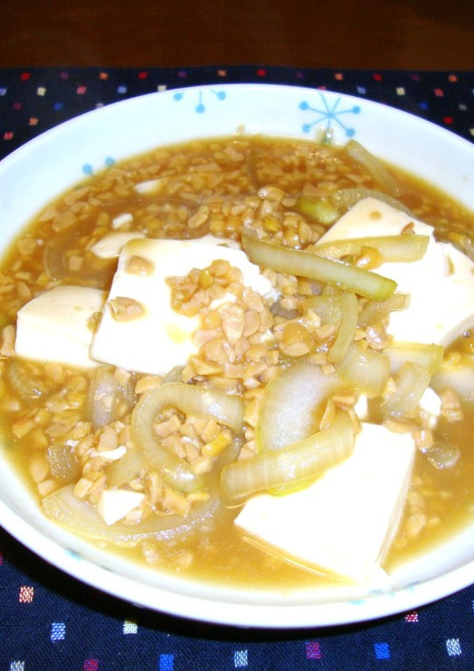 納豆とお豆腐の簡単とろとろ煮-レシピのメイン写真