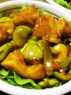 鶏肉とそら豆のコチュジャン炒め-レシピのメイン写真