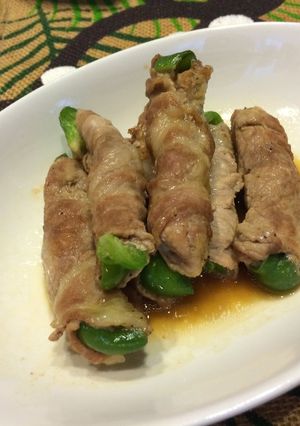 ピーマンの肉巻き(おじさん味)-レシピのメイン写真
