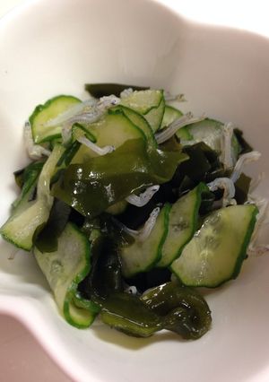 簡単!すし酢でキュウリの酢の物^ ^-レシピのメイン写真