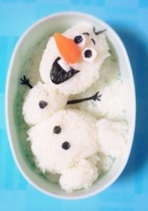 アナと雪の女王 オラフ★キャラ弁-レシピのメイン写真
