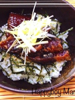 15分調理♪かつおのたたきで旨漬け丼♡-レシピのメイン写真