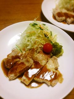 我が家のポークソテー-レシピのメイン写真