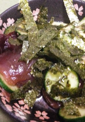 超簡単マグロづけきゅうり-レシピのメイン写真