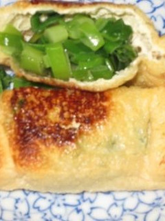 油揚げに入れて焼く③-レシピのメイン写真