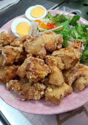 パパ特製♡ｼﾞｭｰｼｰ塩★唐揚げ-レシピのメイン写真