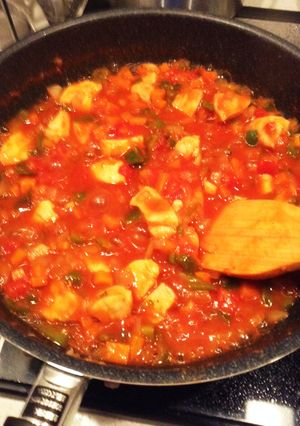 鶏胸肉のトマト煮込み-レシピのメイン写真