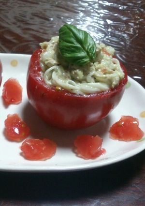 トマトジュレdeアボカドそうめんサラダ-レシピのメイン写真