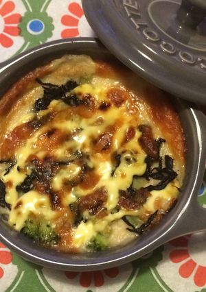 妊婦ご飯★ブロッコリーの豆乳グラタン-レシピのメイン写真