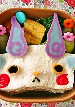 妖怪ウォッチ コマさんサンドイッチ -レシピのメイン写真