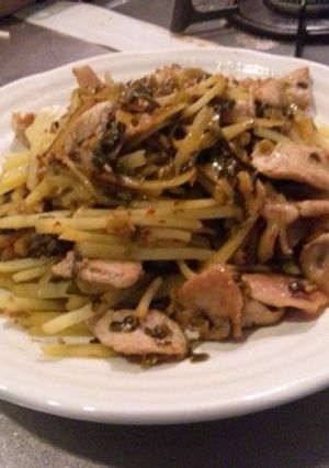 ぶぅじゃがたかな◇旨味いっぱい炒め-レシピのメイン写真