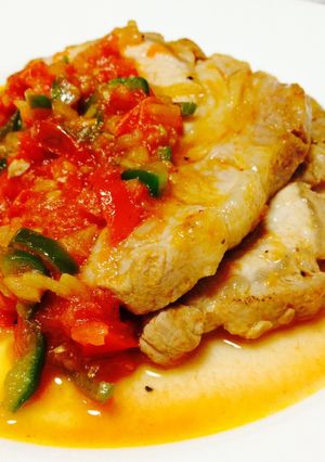 大好きな豚ロースのトマトソテー♫-レシピのメイン写真
