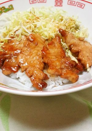 スタミナ付けよう☆豚の照り焼き丼-レシピのメイン写真