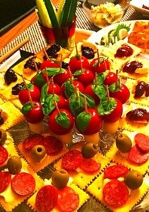 ホムパおもてなし♪簡単前菜！カナッペ-レシピのメイン写真