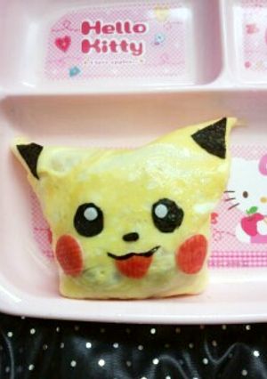 お弁当にも♡ピカチュウオムライス-レシピのメイン写真