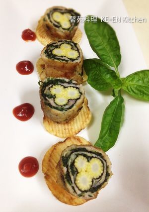 パセリの豚肉巻き-レシピのメイン写真