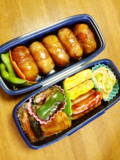 お弁当に肉巻きおにぎリ!-レシピのメイン写真