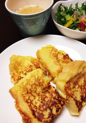 ♪朝からテンションUPフレンチトースト♪-レシピのメイン写真