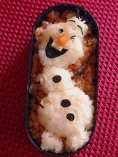 簡単!キャラ弁 オラフ〜♪-レシピのメイン写真