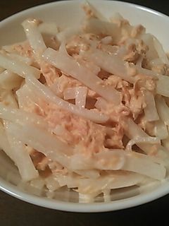 材料少しで簡単美味♪大根とツナのサラダ-レシピのメイン写真
