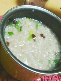 お赤飯リメイク♡とろんとろん健康おかゆ-レシピのメイン写真
