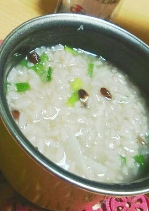 お赤飯リメイク♡とろんとろん健康おかゆ-レシピのメイン写真