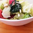 2種類のチーズとLTSサラダ